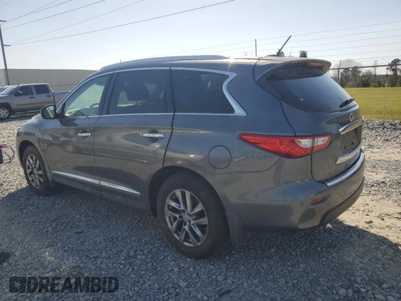 2015 Infiniti QX60 with VIN 5N1AL0MMXFC506575, listed as a Copart auction lot 48435245 with 61,198 mi miles and Salvage Title. Bid and sale history available at DreamBid. Image 2.