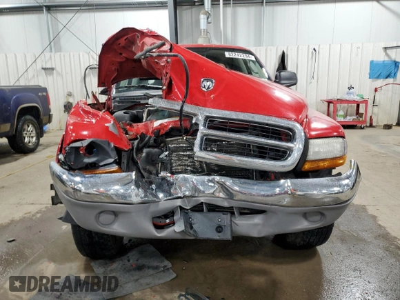 2004 Dodge Dakota SLT with VIN 1D7HG48N04S580548, listed as a Copart auction lot 82242294 with 146,500 mi miles and Salvage Title. Bid and sale history available at DreamBid. Image 5.