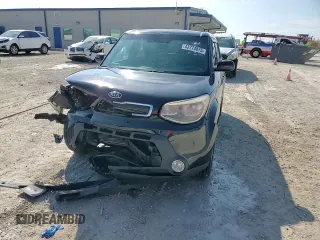 2015 Kia Soul + with VIN KNDJP3A54F7188601, listed as a Copart auction lot 43774875 with 109,913 mi miles and Salvage Title. Bid and sale history available at DreamBid. Image 14.