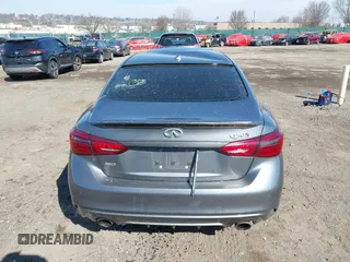 2018 Infiniti Q50 RED SPORT 400 with VIN JN1FV7AR7JM481248, listed as a IAAI auction lot 41645010 with 88,097 mi miles. Bid and sale history available at carsss.com. Image 17.