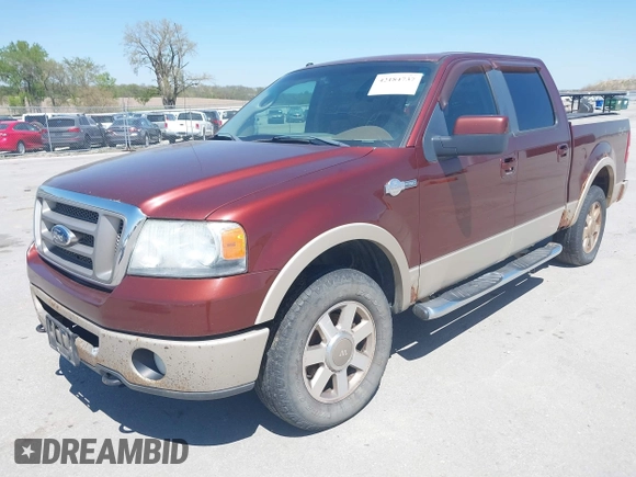 2007 Ford F-150 XLT with VIN 1FTPW14V97KC64874, listed as a IAAI auction lot 42184737 with 414,725 mi miles and . Bid and sale history available at DreamBid. Image 2.