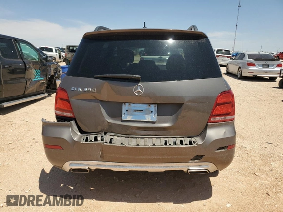 2015 Mercedes-Benz GLK 350 with VIN WDCGG5HB8FG409578, listed as a Copart auction lot 53849675 with 67,271 mi miles and Salvage Title. Bid and sale history available at DreamBid. Image 6.
