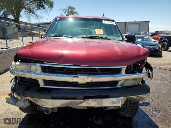 2005 Chevrolet Suburban Z71 with VIN 3GNFK16Z05G109536, listed as a Copart auction lot 46435445 with 319,814 mi miles and Non Repairable. Bid and sale history available at carsss.com. Image 5.
