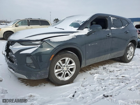 2020 Chevrolet Blazer LT with VIN 3GNKBCR43LS627970, listed as a Copart auction lot 41749415 with 61,299 mi miles and Non Repairable. Bid and sale history available at carsss.com. Image 1.