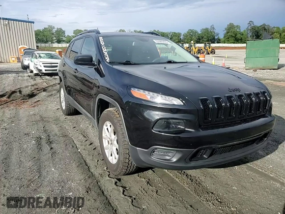 2016 Jeep Cherokee Sport z VIN 1C4PJLAB2GW257018, wystawiony jako Copart lot #55560405 z przebiegiem 97 105 mil mil oraz Szkoda całkowita • Salvage title. Historia ofert i sprzedaży dostępna na DreamBid. Obrazek 14.