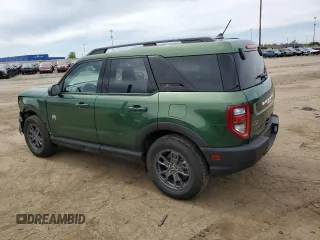 2024 Ford Bronco Sport Big Bend z VIN 3FMCR9B60RRE76153, wystawiony jako Copart lot #57972725 z przebiegiem 3 021 mil mil oraz Czysty tytuł • Clean title. Historia ofert i sprzedaży dostępna na DreamBid. Obrazek 2.