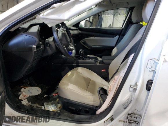 2022 Mazda 3 Carbon Edition с VIN 3MZBPACL7NM317176, выставлен на аукционе Copart как лот 45314715 с пробегом Не указан миль и Списание • Salvage title. История ставок и продаж доступна на DreamBid. Изображение 7.