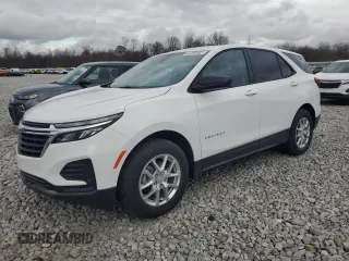 2024 Chevrolet Equinox LS z VIN 3GNAXSEG1RL319190, wystawiony jako Copart lot #79670514 z przebiegiem 10 mil mil oraz Szkoda całkowita • Salvage title. Historia ofert i sprzedaży dostępna na DreamBid. Obrazek 1.