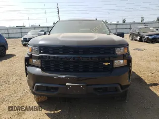 2021 Chevrolet Silverado 1500 Custom with VIN 3GCPYBEH9MG130670, listed as a Copart auction lot 68754854 with 63,770 mi miles and Salvage Title. Bid and sale history available at DreamBid. Image 5.