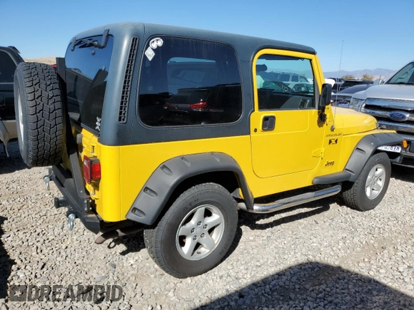 2002 Jeep Wrangler X with VIN 1J4FA39S42P725876, listed as a Copart auction lot 71789864 with 154,991 mi miles and Salvage Title. Bid and sale history available at carsss.com. Image 3.