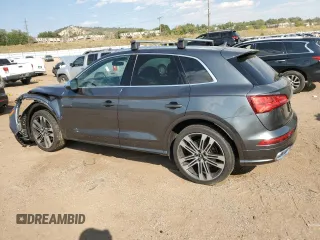 2020 Audi SQ5 Premium with VIN WA1A4AFY9L2001730, listed as a Copart auction lot 74846564 with 37,603 mi miles and Salvage Title. Bid and sale history available at DreamBid. Image 2.
