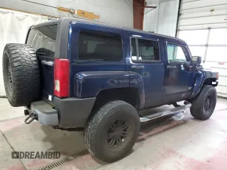 2007 Hummer H3 SUV with VIN 5GTDN13E478117021, listed as a Copart auction lot 75797694 with 157,256 mi miles and Salvage Title. Bid and sale history available at carsss.com. Image 3.