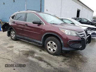 2014 Honda CR-V LX with VIN 5J6RM4H35EL111192, listed as a Copart auction lot 51778875 with 107,686 mi miles and Salvage Title. Bid and sale history available at carsss.com. Image 4.