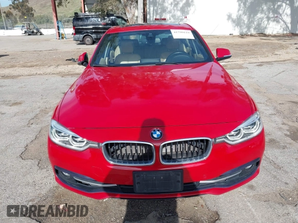 2016 BMW 3 Series 328i with VIN WBA8E9G50GNT82356, listed as a IAAI auction lot 41799119 with 83,337 mi miles. Bid and sale history available at carsss.com. Image 12.