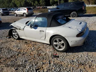 2001 BMW Z3 2.5i with VIN WBACN33491LK49196, listed as a Copart auction lot 85337274 with 162,619 mi miles and Salvage Title. Bid and sale history available at carsss.com. Image 2.
