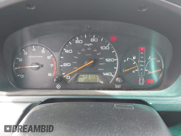 2001 Honda Odyssey EX z VIN 2HKRL18661H566973, wystawiony jako IAAI lot #42117015 z przebiegiem 206 999 mil mil oraz . Historia ofert i sprzedaży dostępna na DreamBid. Obrazek 7.