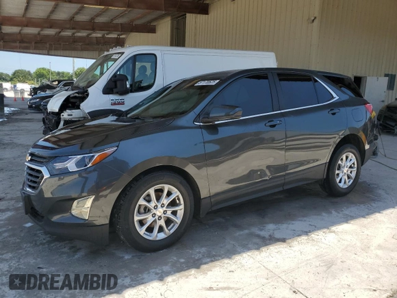 2021 Chevrolet Equinox LT with VIN 3GNAXKEV5ML392053, listed as a Copart auction lot 57170525 with 61,907 mi miles and Salvage title. Bid and sale history available at DreamBid. Image 1.