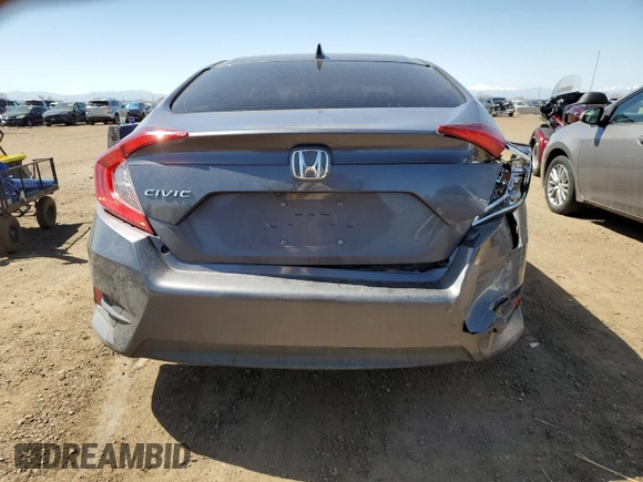 2018 Honda Civic EX with VIN 19XFC2F70JE043957, listed as a Copart auction lot 52217275 with 87,175 mi miles and Salvage Title. Bid and sale history available at DreamBid. Image 6.