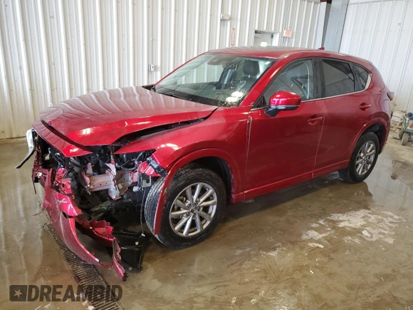 2024 Mazda CX-5 S Carbon Edition z VIN JM3KFBCL5R0418602, wystawiony jako Copart lot #58532005 z przebiegiem 10 564 mil mil oraz Szkoda całkowita • Salvage title. Historia ofert i sprzedaży dostępna na DreamBid. Obrazek 1.