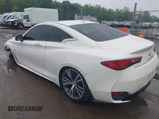 2018 Infiniti Q60 Sport with VIN JN1EV7EK9JM342991, listed as a IAAI auction lot 42485514 with 61,507 mi miles and . Bid and sale history available at DreamBid. Image 3.
