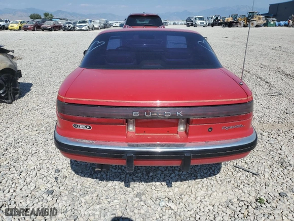 1989 Buick Reatta with VIN 1G4EC11C2KB906973, listed as a Copart auction lot 62456984 with 51,392 mi miles and Salvage Title. Bid and sale history available at carsss.com. Image 6.