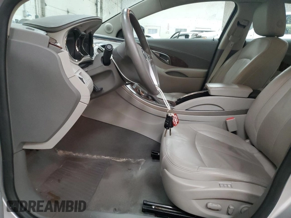 2012 Buick LaCrosse Premium 1 с VIN 1G4GD5E32CF355364, выставлен на аукционе Copart как лот 52434835 с пробегом 161 612 миль миль и Чистый • Clean title. История ставок и продаж доступна на DreamBid. Изображение 7.