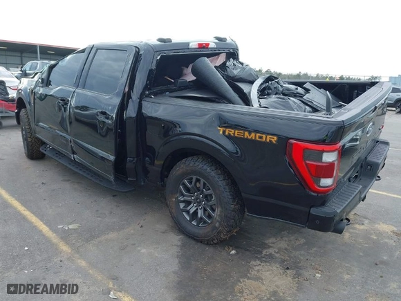 2022 Ford F-150 XL with VIN 1FTEW1E86NFC00068, listed as a IAAI auction lot 41451636 with 28,730 mi miles. Bid and sale history available at carsss.com. Image 3.