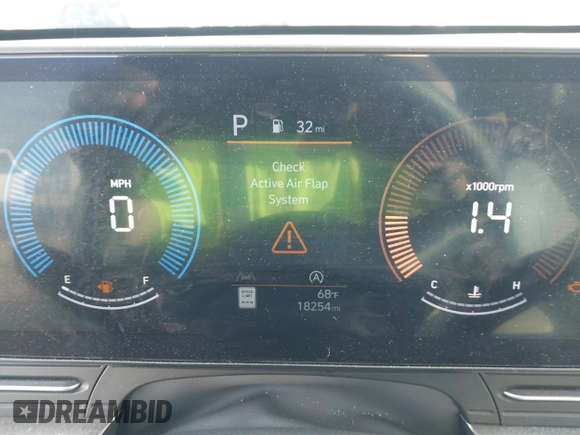 2024 Hyundai Kona SE with VIN KM8HA3ABXRU112114, listed as a IAAI auction lot 41640457 with 18,254 mi miles. Bid and sale history available at carsss.com. Image 7.