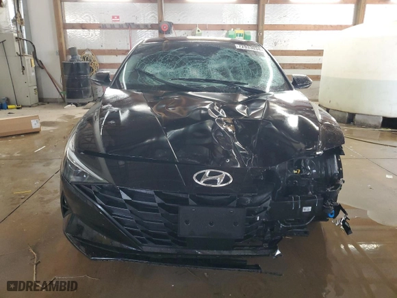 2021 Hyundai Elantra SEL with VIN KMHLS4AG3MU135879, listed as a Copart auction lot 72933034 with 56,426 mi miles and Salvage Title. Bid and sale history available at carsss.com. Image 5.