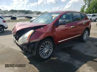 2012 Nissan Rogue S with VIN JN8AS5MVXCW374784, listed as a Copart auction lot 57805235 with 214,135 mi miles and Salvage title. Bid and sale history available at DreamBid. Image 1.