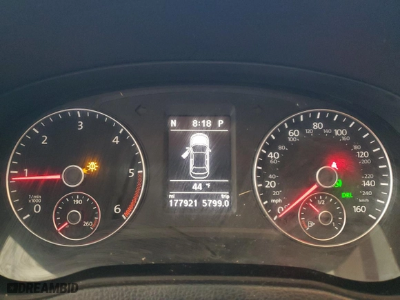 2013 Volkswagen Passat TDI SE w/Sunroof with VIN 1VWBN7A39DC100613, listed as a Copart auction lot 43070565 with NaN miles and Salvage Title. Bid and sale history available at carsss.com. Image 9.