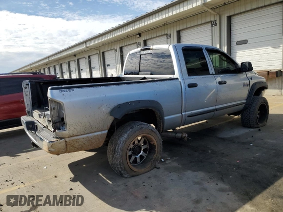 2007 Dodge Ram 2500 SLT with VIN 1D7KS28C87J535598, listed as a Copart auction lot 44952255 with 323,497 mi miles and Salvage Title. Bid and sale history available at carsss.com. Image 3.