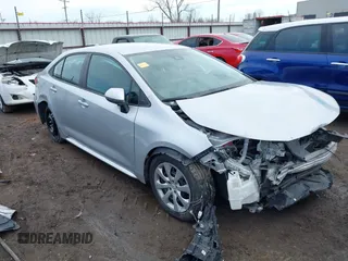2021 Toyota Corolla LE with VIN 5YFEPMAE0MP238123, listed as a IAAI auction lot 41579342 with 82,470 mi miles and . Bid and sale history available at DreamBid. Image 1.