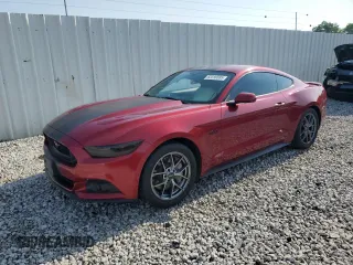 2015 Ford Mustang GT with VIN 1FA6P8CF6F5347810, listed as a Copart auction lot 62416585 with 55,684 mi miles and Salvage title. Bid and sale history available at DreamBid. Image 1.