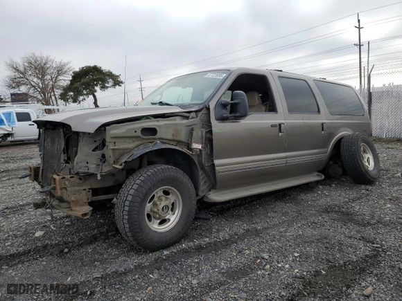 2002 Ford Excursion Limited with VIN 1FMSU43FX2ED70622, listed as a Copart auction lot 87723895 with NaN miles and Salvage Title. Bid and sale history available at carsss.com. Image 1.