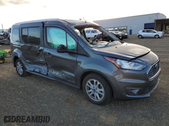 2022 Ford Transit Connect XLT with VIN NM0GE9F22N1544012, listed as a Copart auction lot 78942744 with 33,652 mi miles and Salvage title. Bid and sale history available at DreamBid. Image 4.