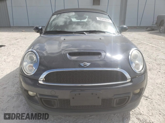 2012 MINI Roadster S z VIN WMWSY3C52CT144319, wystawiony jako Copart lot #78349654 z przebiegiem Nie podano mil oraz Szkoda całkowita • Salvage title. Historia ofert i sprzedaży dostępna na DreamBid. Obrazek 5.