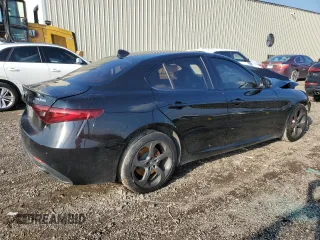 2018 Alfa Romeo Giulia with VIN ZARFAEDN8J7579215, listed as a Copart auction lot 86781414 with Not provided miles and Salvage title. Bid and sale history available at DreamBid. Image 3.