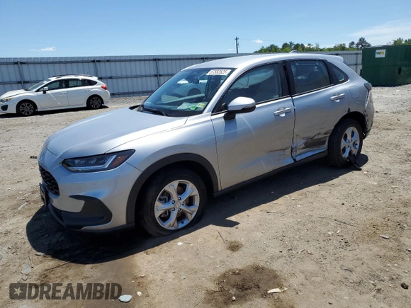 2023 Honda HR-V LX with VIN 3CZRZ2H3XPM746951, listed as a Copart auction lot 57582525 with 30,088 mi miles and Salvage title. Bid and sale history available at DreamBid. Image 1.
