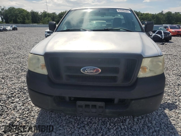 2005 Ford F-150 XL with VIN 1FTRF12225NC03167, listed as a Copart auction lot 61046445 with 153,050 mi miles and Salvage title. Bid and sale history available at DreamBid. Image 5.