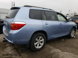 2009 Toyota Highlander with VIN JTEES41A792137271, listed as a Copart auction lot 47890735 with 126,042 mi miles and Salvage Title. Bid and sale history available at carsss.com. Image 3.