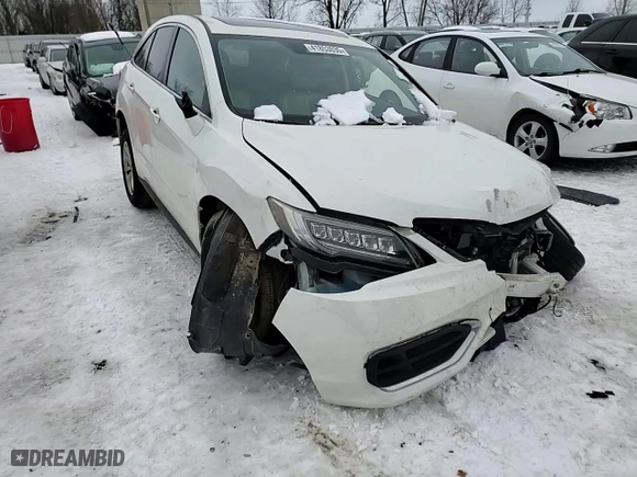 2017 Acura RDX w/Technology Pkg with VIN 5J8TB4H52HL025072, listed as a Copart auction lot 41853035 with 0 mi miles and Clean Title. Bid and sale history available at carsss.com. Image 12.