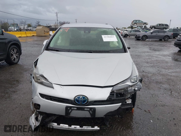 2022 Toyota Prius L Eco with VIN JTDKAMFU1N3177055, listed as a IAAI auction lot 41506862 with 121,318 mi miles and . Bid and sale history available at DreamBid. Image 13.