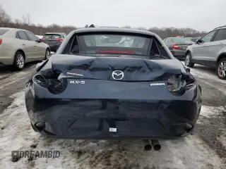2021 Mazda MX-5 Miata Grand Touring with VIN JM1NDAM77M0454582, listed as a Copart auction lot 44959535 with 44,438 mi miles and Salvage title. Bid and sale history available at DreamBid. Image 6.
