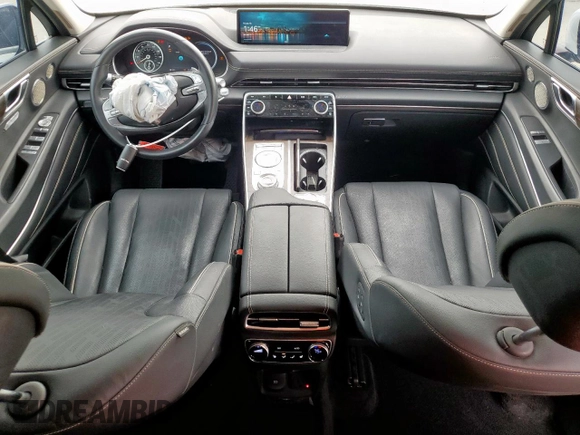 2022 Genesis GV80 с VIN KMUHCESC0NU077852, выставлен на аукционе Copart как лот 53246045 с пробегом 27 400 миль миль и Списание • Salvage title. История ставок и продаж доступна на DreamBid. Изображение 8.