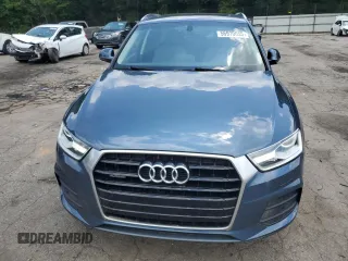 2017 Audi Q3 Premium Plus with VIN WA1JCCFS8HR001985, listed as a Copart auction lot 56970055 with 47,091 mi miles and Salvage title. Bid and sale history available at DreamBid. Image 5.