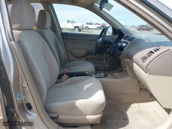 2001 Honda Civic LX with VIN 2HGES16511H554168, listed as a IAAI auction lot 42009621 with 163,801 mi miles. Bid and sale history available at carsss.com. Image 5.