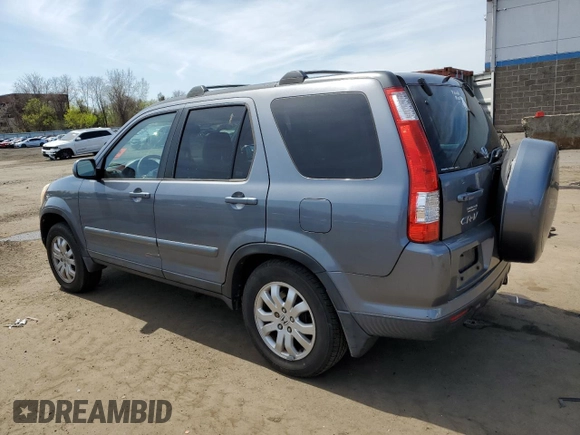 2005 Honda CR-V EX SE with VIN SHSRD78945U303551, listed as a Copart auction lot 54303975 with Not Provided miles and Salvage Title. Bid and sale history available at DreamBid. Image 2.