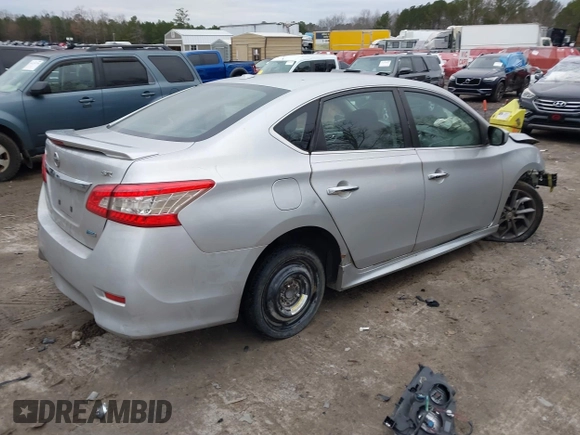 2013 Nissan Sentra S with VIN 3N1AB7AP3DL789906, listed as a IAAI auction lot 41240761 with Not Provided miles and . Bid and sale history available at DreamBid. Image 4.