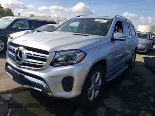2017 Mercedes-Benz GLS 450 with VIN 4JGDF6EE8HA901271, listed as a Copart auction lot 41928124 with 56,176 mi miles and . Bid and sale history available at DreamBid. Image 1.